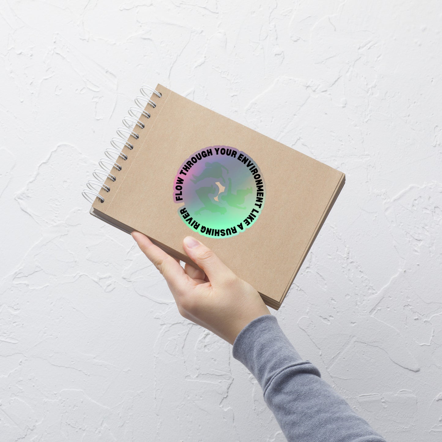 Flow Design Holographic stickers