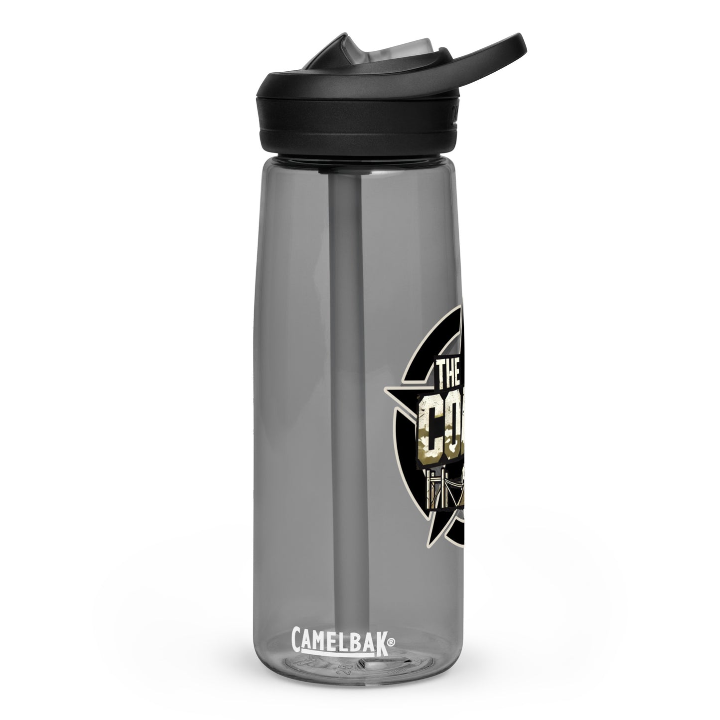The Coach water bottle