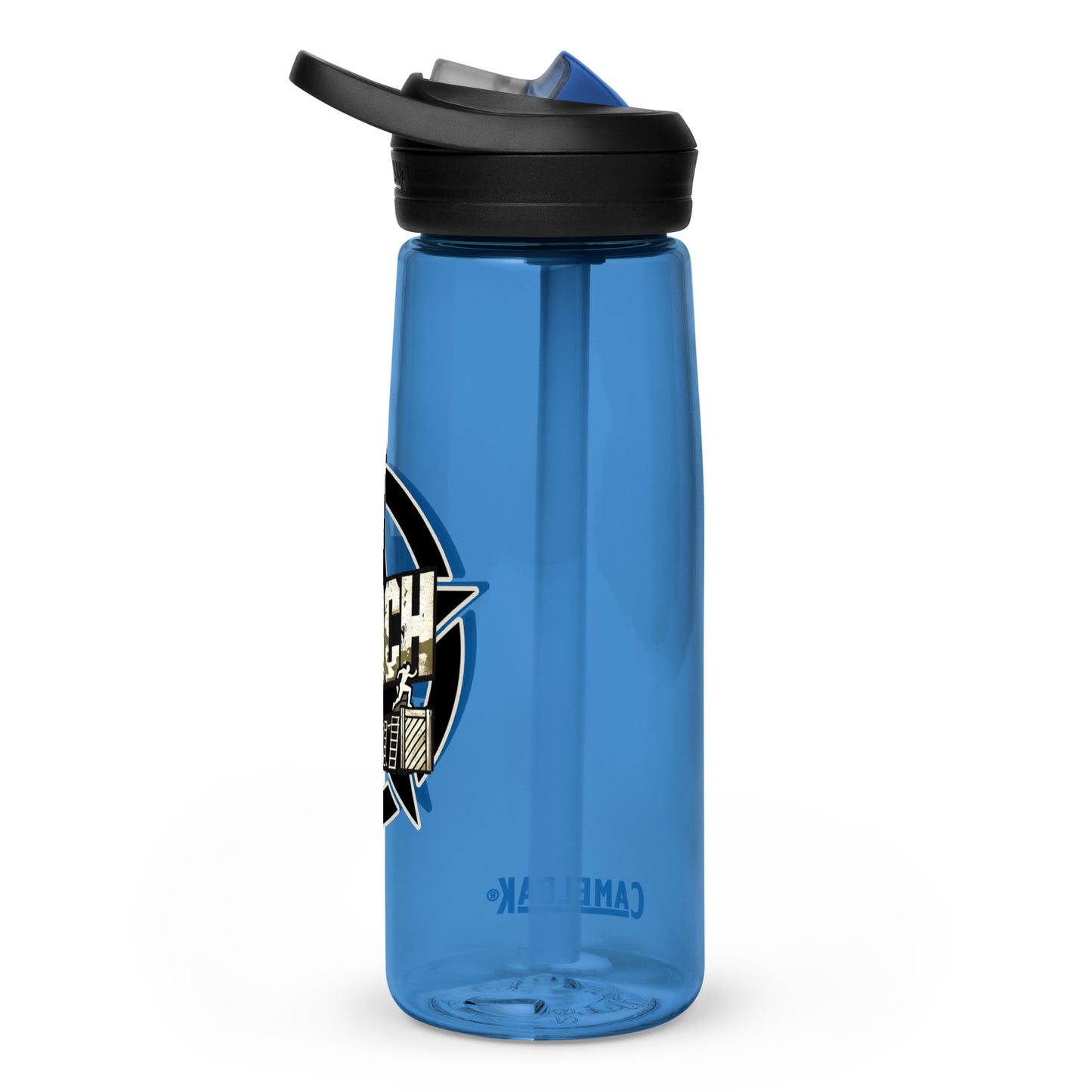 The Coach water bottle