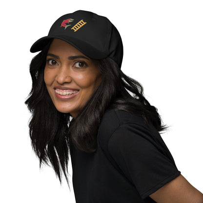 Salmon Ladder Emoji Dad hat