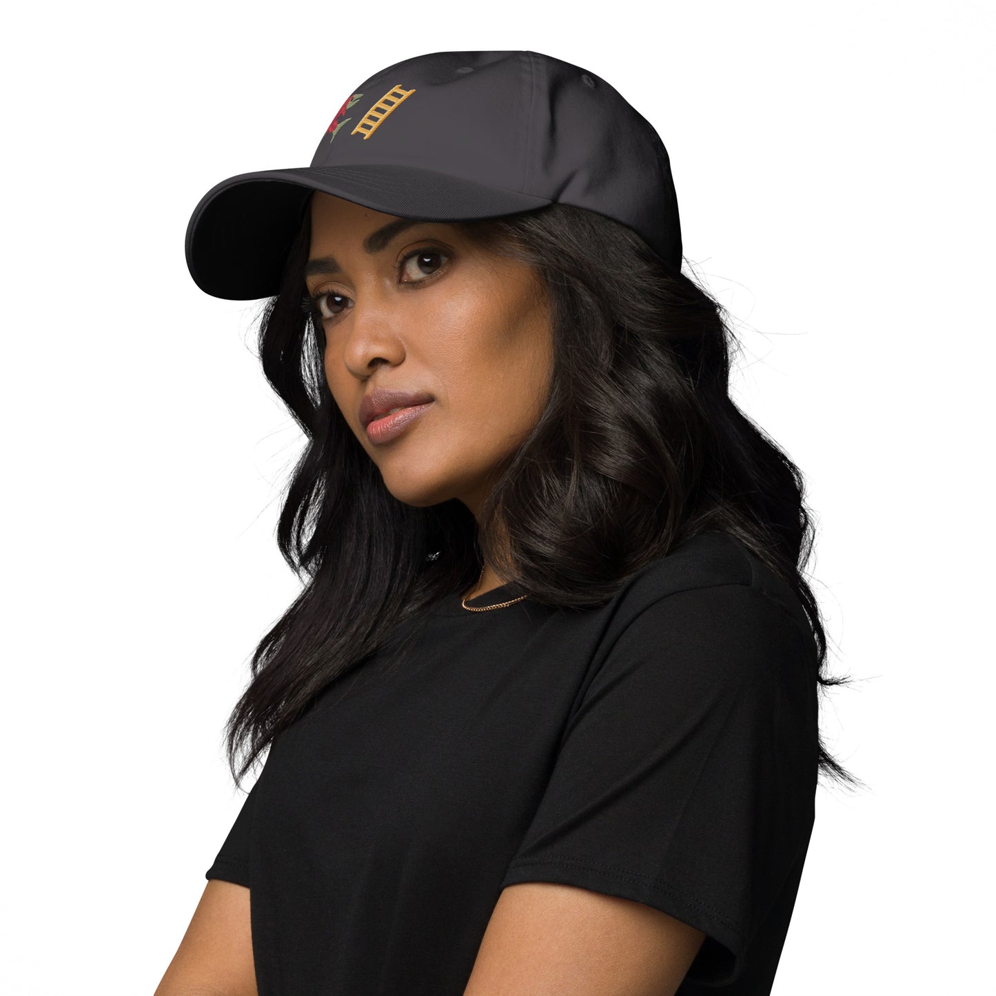 Salmon Ladder Emoji Dad hat