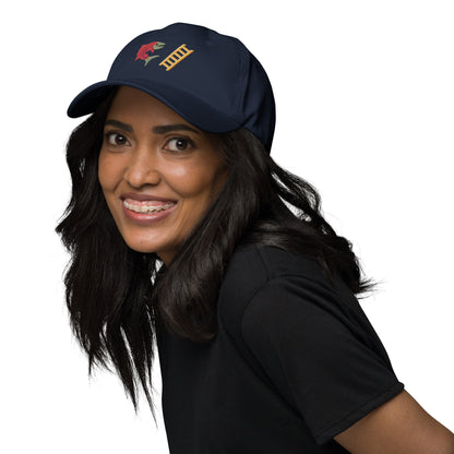 Salmon Ladder Emoji Dad hat