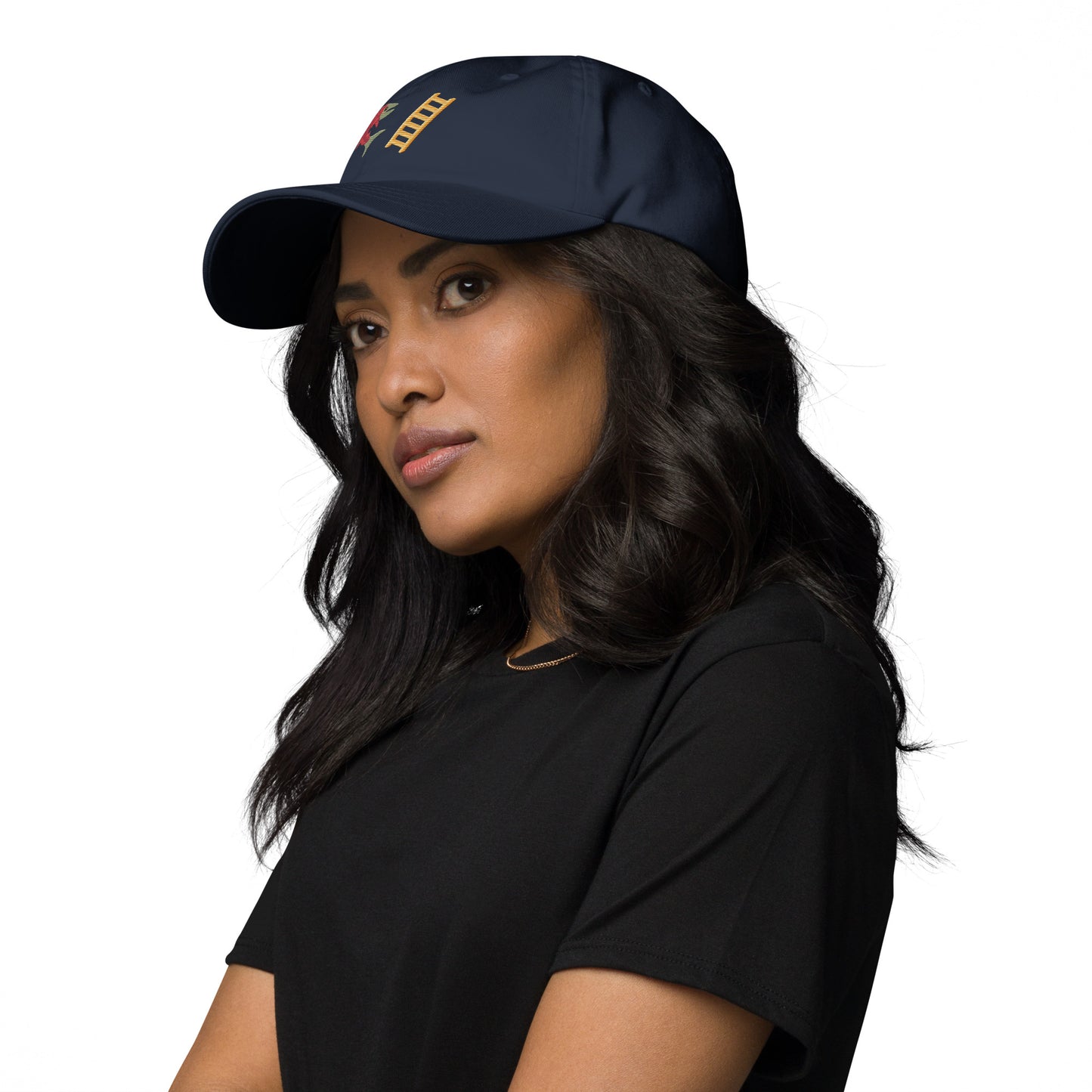 Salmon Ladder Emoji Dad hat