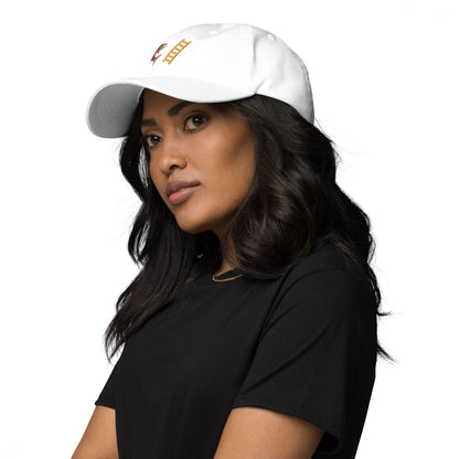 Salmon Ladder Emoji Dad hat