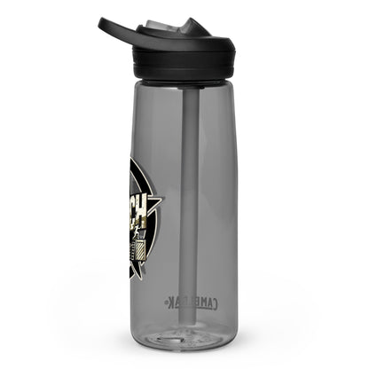 The Coach water bottle
