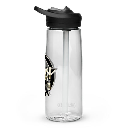 The Coach water bottle