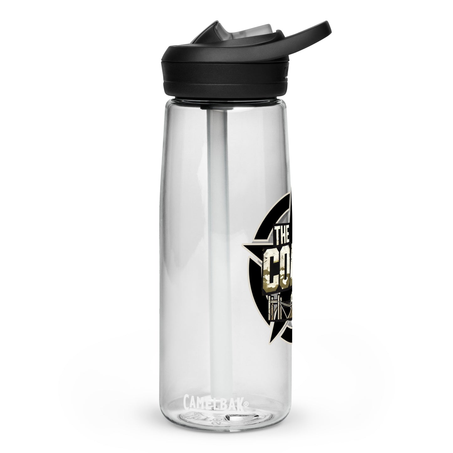 The Coach water bottle
