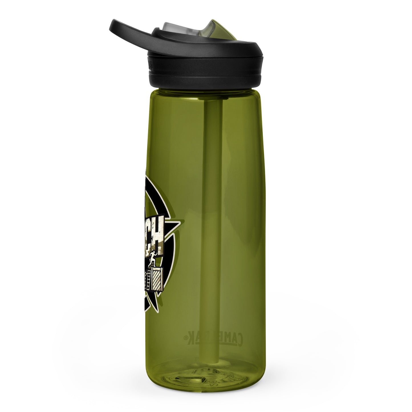 The Coach water bottle