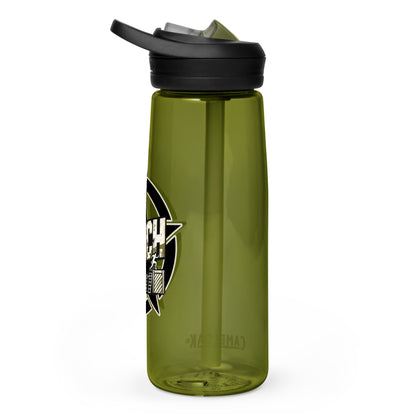 The Coach water bottle