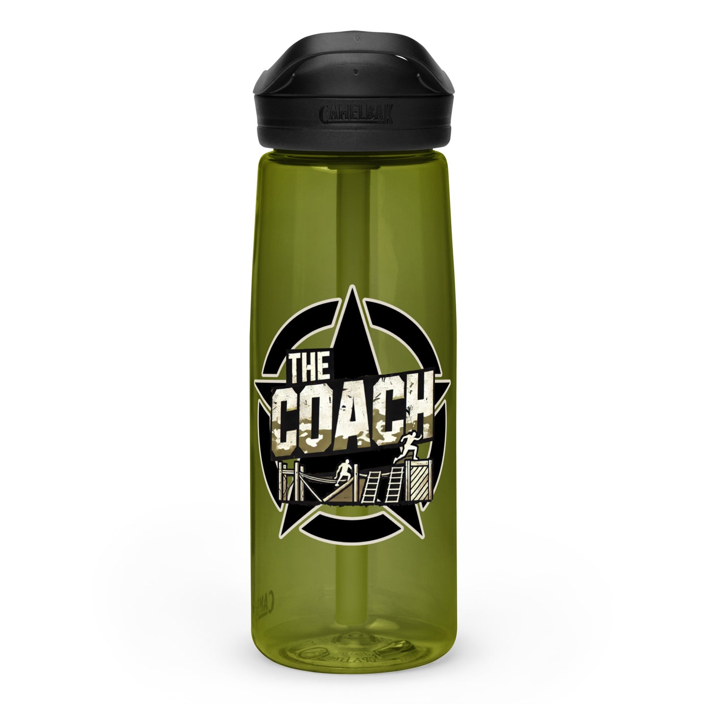 The Coach water bottle