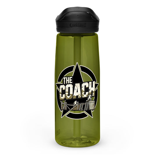 The Coach water bottle