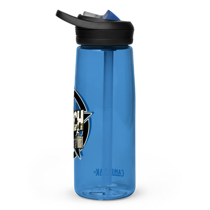 The Coach water bottle