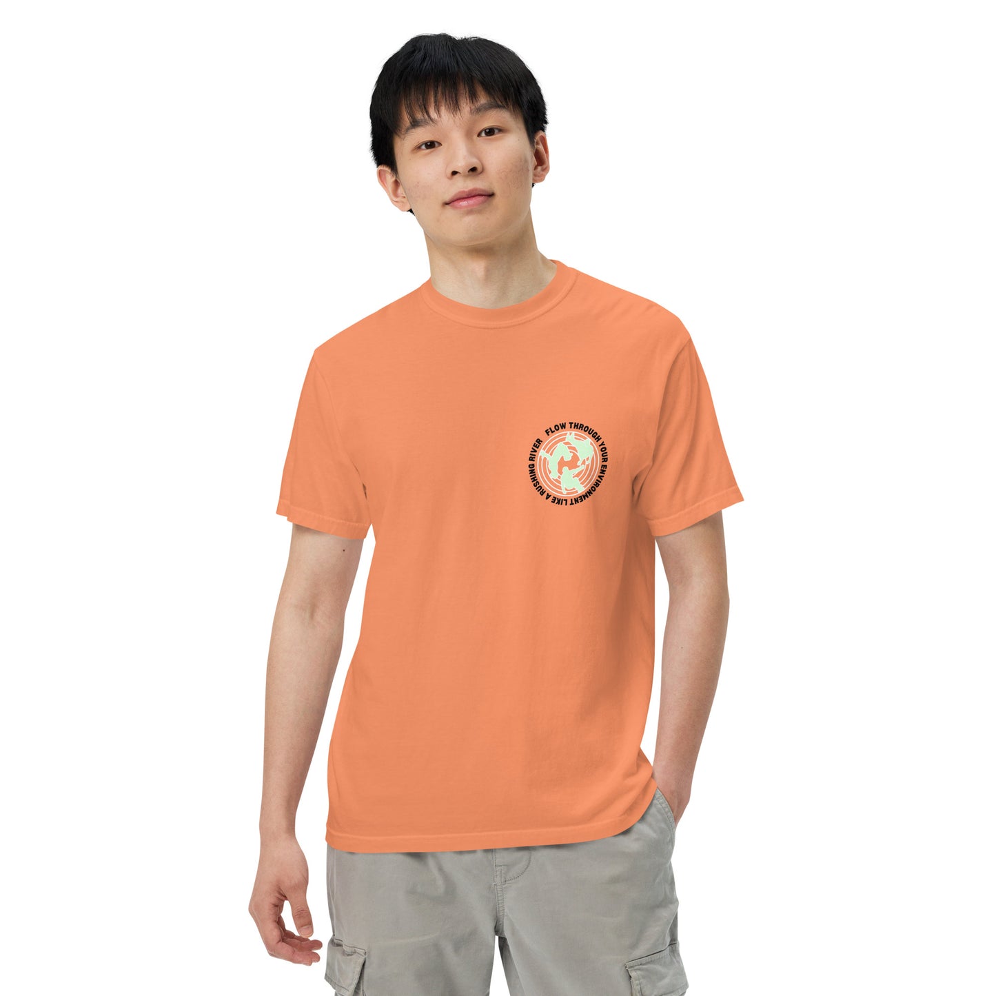Flow Design Unisex heavyweight t-shirt
