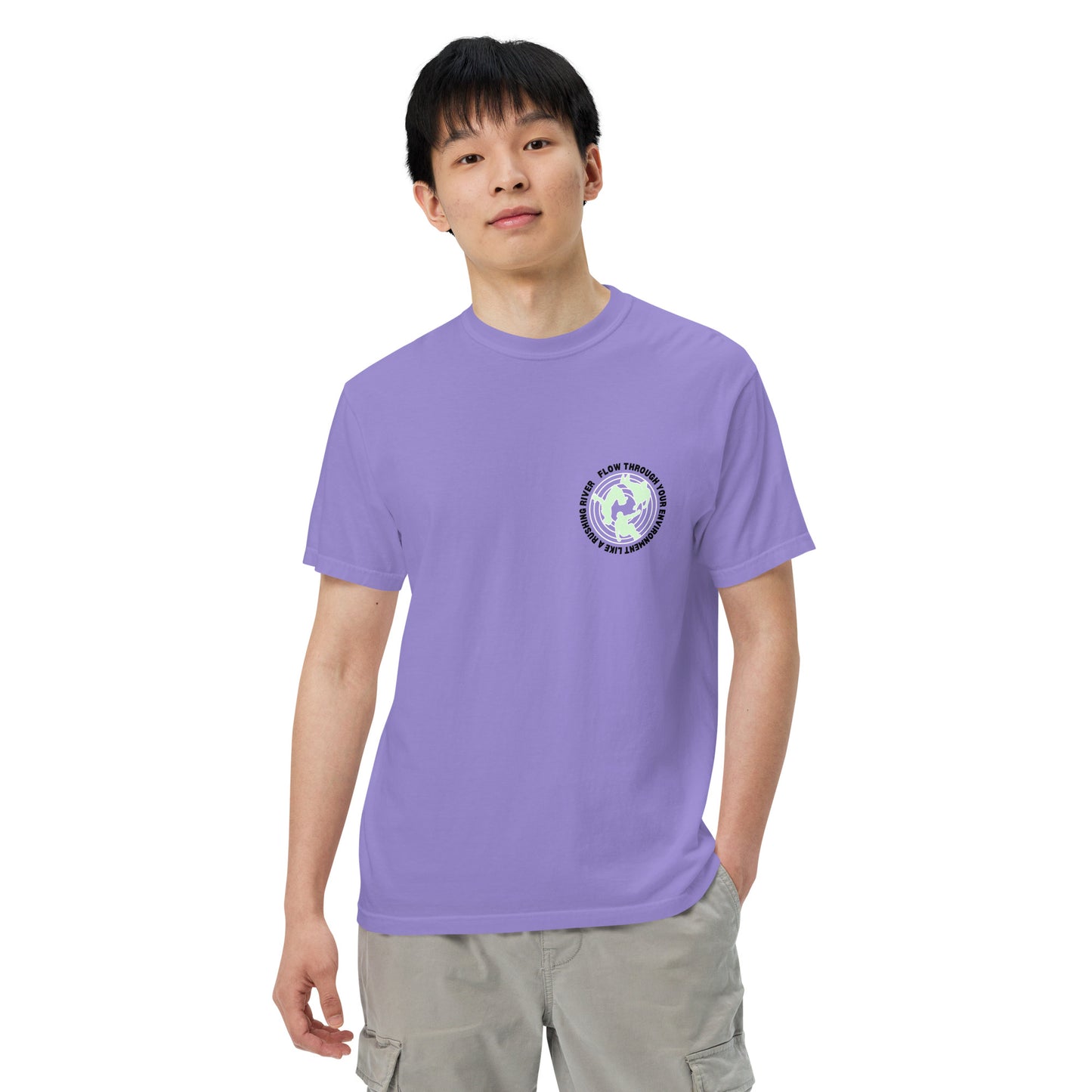 Flow Design Unisex heavyweight t-shirt