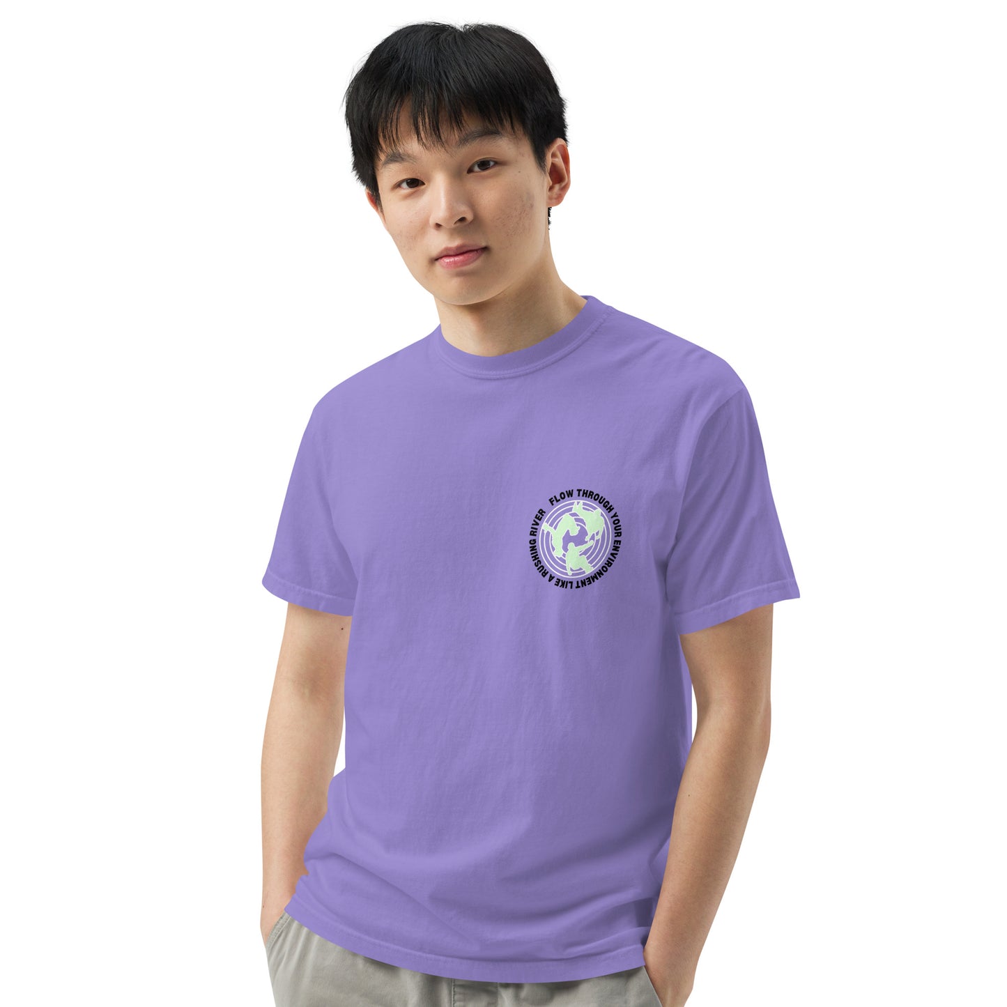 Flow Design Unisex heavyweight t-shirt