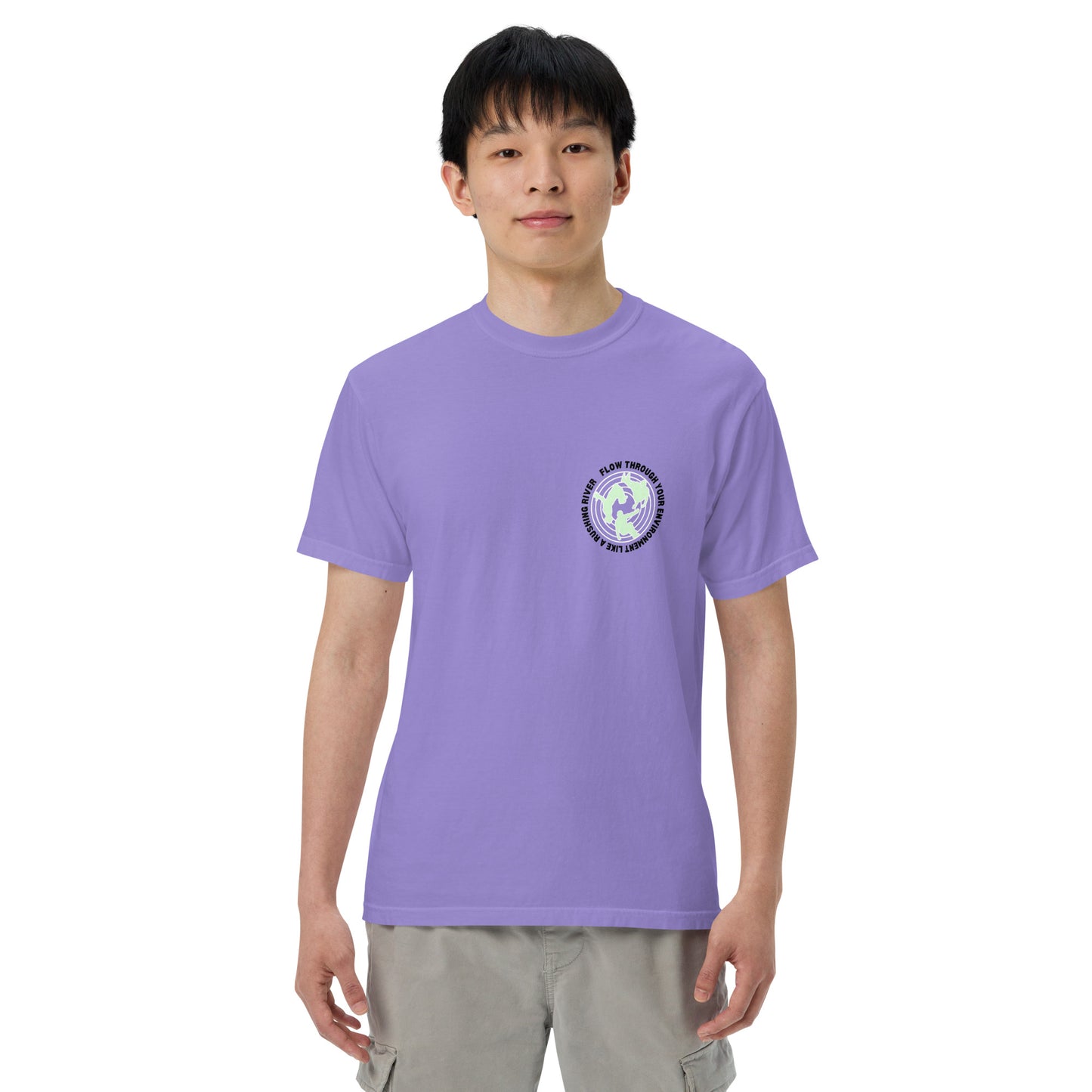 Flow Design Unisex heavyweight t-shirt
