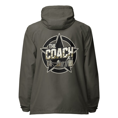 The Coach Unisex zip up windbreaker
